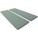 Lot de 2 coussins pour bain de soleil vert de gris - relaxa