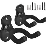 Lot de 2 crochets crochets m�talliques pour guitare support pour guitare classique et �lectrique accessoires ...