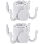 Lot de 2 crochet � parasol 4 - dents, crochet r�glable pour parasol de plage, camping et voyage ? l�ger, ...