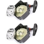 Lot de 2 d�marreurs � tirer, d�marreur de rechange pour d�broussailleuse 49 cc 52 cc 66 mm
