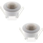 Lot de 2 d�tecteurs mouvement encastrables plafonnier 300w - zenitech