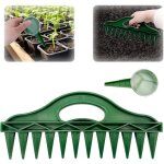 Lot de 2 distributeurs de semences, semoir à 12 trous, réglable, outil de semis de jardin, jardinière, ... Lot de 2 distributeurs de semences, semoir à 12 trous, réglable, outil de semis de jardin, jardinière, ...