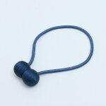 Lot de 2 embrasses de rideaux magntiques - bleu corde pour rideaux tressage avec aimant solide pour ...