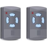 Lot de 2 �metteurs manuels pour porte de garage h�rmann hsm4 - 868, 4 canaux 868, 3 mhz - t�l�commande ...