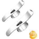 Lot de 2 �plucheurs d'orange en acier inoxydable pour citron, pitaya, fruit de la passion et pamplemousse ...