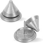 Lot de 2 équilibreurs de lames de précision en métal pour affûteuse de lames de tondeuse à gazon. Équilibre ... Lot de 2 équilibreurs de lames de précision en métal pour affûteuse de lames de tondeuse à gazon. Équilibre ...