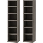 Mh - lot de 2 tagres colonnes dorleac gris fonc