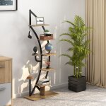 Maisonchic - lot de 2 �tag�res � fleurs en m�tal � 7 niveaux portes plantes en forme de demi - lune avec ...