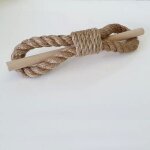 Lot de 2 (ficelle kaki, 2) embrasses de rideaux de style bohme faites  la main avec corde en coton ...