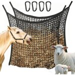 Lot de 2 filet a foin, filet a foin cheval comprend 4 boucles, peut supporter jusqu'� 8 kg, filet � foin ...