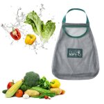 Lot de 2 filets de rangement r�utilisables pour la cuisine, sac de courses, sac de rangement suspendu ...