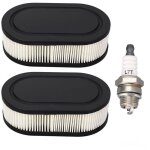 Lot de 2 filtres à air, pour tondeuse à gazon briggs & stratton 550e 550ex eco - plus 575ex series remplace ... Lot de 2 filtres à air, pour tondeuse à gazon briggs & stratton 550e 550ex eco - plus 575ex series remplace ...