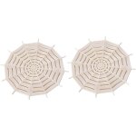 Lot de 2 filtres d�vier en forme de toile daraign�e pour cuisine et salle de bain filtre � et siphon ...