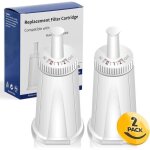 Lot de 2 filtres � eau de rechange pour machine � caf� expresso suisse breville claro - �quivalent � ...