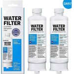 Lot de 2 filtres � eau de r�frig�rateur de rechange da97 - 17376b da97 - 08006c haf - qin haf - qin / ...
