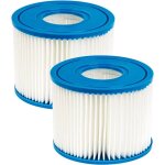 Lot de 2 filtres de piscine pour cartouche intex purespa type s1 pour cartouche de filtre de piscine ...