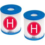 Lot de 2 filtres de rechange , compatibles avec les pompes de filtration intex 28601 / 28602 , pour filtres ...