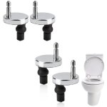 Lot de 2 fixation abattant wc universels pour abattant de wc - compatible avec la plupart des si�ges ...