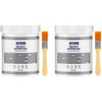 Lot de 2 flacons de rev�tement imperm�able transparent de 300 g - �mulsion de mastic isolant invisible ...