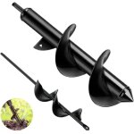 Lot de 2 forets de jardin ulisem, foret de jardin en spirale pour le jardinage, la plantation de bulbes, ...