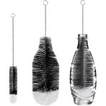 Lot de 2 goupillon bouteille brosses de nettoyage brosse bouteille nettoyage avanc pour bouteilles en ...