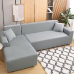 Lot de 2 housse de canapé extensible 2 places housse de canapé d'angle en forme de l pour canapé de angle, ... Lot de 2 housse de canapé extensible 2 places housse de canapé d'angle en forme de l pour canapé de angle, ...