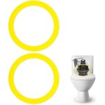 Lot de 2 joints de valve de chasse d'eau pour toilettes kohler k - gp1059291 / 2475620 - jaune - joint ...