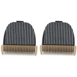 Lot de 2 lames de rechange pour tondeuses  poils d'animaux p2 / p3 pour chiens, chats et bovins