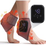 Lot de 2 masseurs de pieds 3 en 1 - avec chaleur - 3 modes - appareil de massage des jambes portable ...