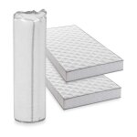 Deko dream - lot de 2 matelas - 90 x 190 cm - mousse - 14 cm - 5 zones de confort hahtuva