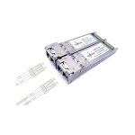 Lot de 2 modules sfp + 10 gbps - lc / upc duplex multimode om3 / om4, 850nm ddm, jusqu' 300 m, compatible ...