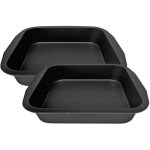 Lot de 2 moules � brownies 27 x 26 cm zenker special creative