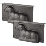 Lot de 2 moules  gteaux 3d en forme d'agneau pascal 900 ml zenker special season