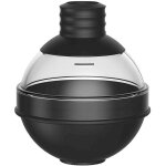 Lot de 2 moules  glaons en silicone avec couvercle en entonnoir, moules de hockey sur glace en silicone ...