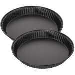 Lot de 2 moules � quiche lorraine 28 cm zenker sp�cial countries