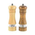 Lot de 2 moulins à poivre en bois, broyeur en céramique avec moulin à sel et poivre moulin à épices avec ... Lot de 2 moulins à poivre en bois, broyeur en céramique avec moulin à sel et poivre moulin à épices avec ...