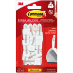 Command? lot de 2 multi - packs de crochets pointe m�tal petit mod�le (par multipack 9 crochets + 12 ...