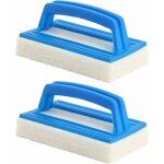 Lot de 2 nettoyeurs de ligne d'eau de piscine, brosse, balai, �ponge, nettoyeur de ligne d'eau de piscine, ...