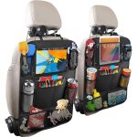 Lot de 2 organiseurs de sige arrire de voiture avec 9 poches de rangement pour tablette ipad 10 pouces, ...