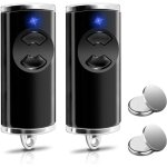 Lot de 2 ouvre - porte de garage 868, 3 mhz pour �metteur manuel hormann bs hse - 4 - 868 - bs, hse2 ...