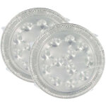 Lot de 2 packs de 10 plats � escargots en aluminium 17, 5 cm fackelmann