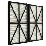 Lot de 2 panneaux filtres pour robot tiger shark - rcx70101pak2 - noir