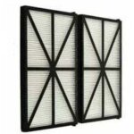 Lot de 2 panneaux filtres pour robot tiger shark - rcx70101pak2 - noir