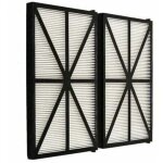 Lot de 2 panneaux filtres pour robot tiger shark - rcx70101pak2 - noir. .