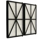 Lot de 2 panneaux filtres pour robot tiger shark - rcx70101pak2 - noir