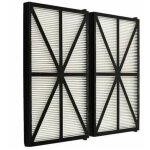 Lot de 2 panneaux filtres pour robot tiger shark - rcx70101pak2 - noir,