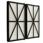 Lot de 2 panneaux filtres pour robot tiger shark - rcx70101pak2 - noir,