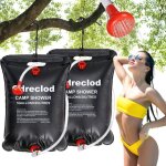 Lot 2 pcs douche solaire, 20l sac de douche solaire camping pliable sac de douche camping portable solaire ... Lot 2 pcs douche solaire, 20l sac de douche solaire camping pliable sac de douche camping portable solaire ...