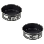 Lot de 2 petits moules � manqu� � charni�re 12 cm zenker special mini