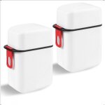 Lot de 2 pi�ces bo�tes � savon, boite savon voyage etanche, porte savon de bain solide, pour randonn�e, ...